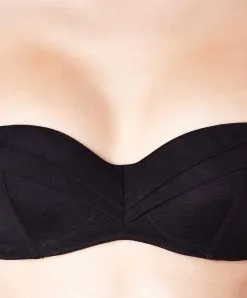 String Chantal Thomass De La Collection Encens'Moi Coloris Noir. 21 String Chantal Thomass De La Collection Encens'Moi Coloris Noir. -SOUTIEN-GORGE Soldes Boutique 0042 Soutien gorge Bandeau Mousse Noir Encens moi Chantal Thomass.jpg