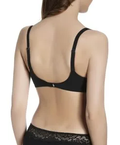 Simone Perele Soutien-gorge Triangle Sans Armatures Caresse De Simone Pérèle Coloris Noir -SOUTIEN-GORGE Soldes Boutique 12A210 Soutien gorge Sans Armatures Triangle Noir Caresse Simone Perele Dos.jpg