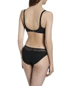 Simone Perele Soutien-gorge Triangle Sans Armatures Caresse De Simone Pérèle Coloris Noir -SOUTIEN-GORGE Soldes Boutique 12A210 Soutien gorge Sans Armatures Triangle Noir Caresse Simone Perele Ensemble Dos.jpg