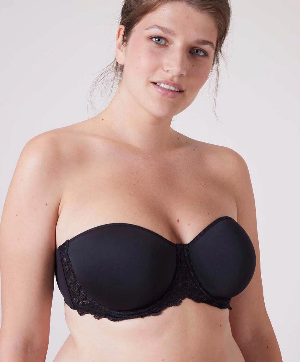 Simone Perele Soutien-gorge Bandeau Avec Bretelles Amovibles De La Collection Lingerie Permanente Caresse De Chez Simone Pérèle. 8 Simone Perele Soutien-gorge Bandeau Avec Bretelles Amovibles De La Collection Lingerie Permanente Caresse De Chez Simone Pérèle. – Image 6