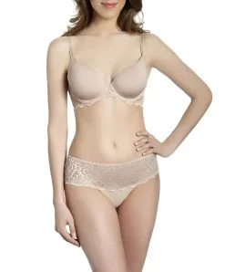 Simone Perele Shorty Caresse De Simone Pérèle Forme Bandeau Coloris Peau Rosée (=chair) -SOUTIEN-GORGE Soldes Boutique 12A630 Shorty Peau Rosee Chair Caresse Simone Perele Ensemble.jpg