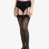 Bas Chantal Thomass Transparent 20D Motif Jarretière Siglée CT Et Rayures Opaques Horizontales, à Pointes Renforcées. 1 Bas Chantal Thomass Transparent 20D Motif Jarretière Siglée CT Et Rayures Opaques Horizontales, à Pointes Renforcées. -SOUTIEN-GORGE Soldes Boutique Bas sigle transparents 20D motif jarretiere avec rayures opaque Chantal Thomass Ligne Bas et Collants Noir TT2180 NOIR 1