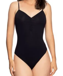ANTIGEL DE LISE CHARMEL Body échancré Collection Homewear Simply Perfect En Coloris Noir De Chez Antigel Par Lise Charmel.