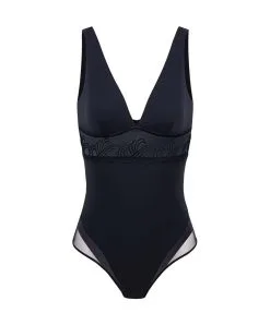 Simone Perele Body Galbant Collection Surprenante De Chez Simone Pérèle. -SOUTIEN-GORGE Soldes Boutique Body gainant Simone Perele Surprenante nocturne bleu nuit 14L510 580 packshot