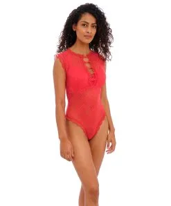 Body Sexy En Dentelle Collection Permanente De Dessous Sexy Freya Fatale De La Maison Freya Lingerie, Coloris Rouge Chili. -SOUTIEN-GORGE Soldes Boutique Body sexy en dentelle Freya Freya Fatale chili red rouge AA401493 CRD 13