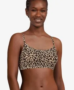 Bralette à Coques Bretelles Réglables Léopard Invisible Collection Soft Stretch De Chez Chantelle Paris.  -SOUTIEN-GORGE Soldes Boutique Bralette paddee reglables Chantelle soft stretch leopard nude panthere C11D20 0OZ 10