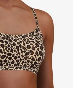 Bralette à Coques Bretelles Réglables Léopard Invisible Collection Soft Stretch De Chez Chantelle Paris.  -SOUTIEN-GORGE Soldes Boutique Bralette paddee reglables Chantelle soft stretch leopard nude panthere C11D20 0OZ 12
