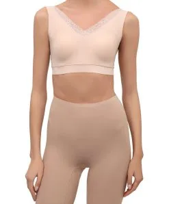 Brassière à Coques Sans Armatures Beige Doré Invisible Décolleté En Dentelle Collection Essentielle Soft Stretch De Chez Chantelle. 8 Brassière à Coques Sans Armatures Beige Doré Invisible Décolleté En Dentelle Collection Essentielle Soft Stretch De Chez Chantelle. -SOUTIEN-GORGE Soldes Boutique Brassiere a coques sans armatures Chantelle soft stretch beige dore chair C11G60 01N 4