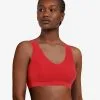 Brassière Paddée Col V Rouge Invisible Collection Essentielle Soft Stretch De Chez Chantelle. 