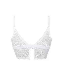 ANTIGEL DE LISE CHARMEL Soutien-gorge Bralette Sans Armatures De La Ligne Lingerie Blanche Destination Futur De Chez Antigel Par Lise Charmel. -SOUTIEN-GORGE Soldes Boutique Brassiere seduction bralette Antigel de Lise Charmel Destination Futur blanc ELH6227 BL 11