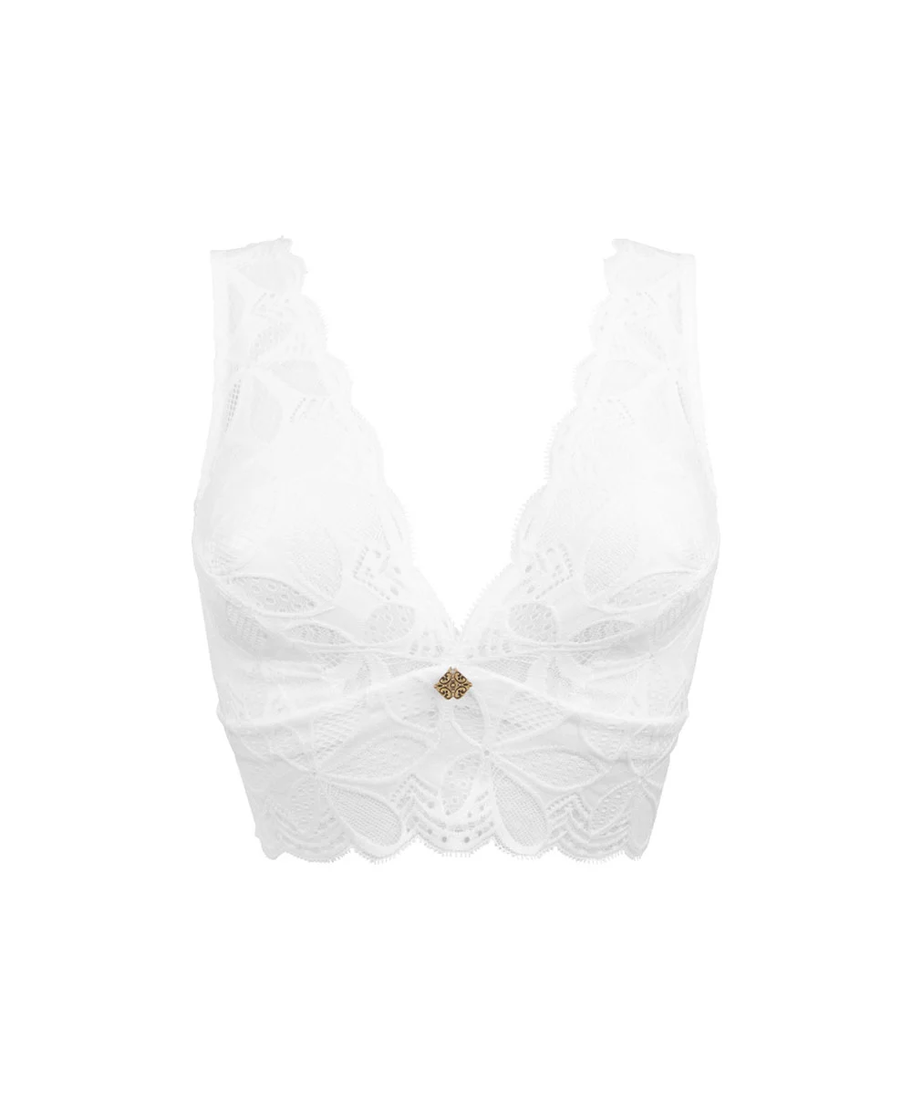 ANTIGEL DE LISE CHARMEL Soutien-gorge Bralette Sans Armatures Collection Stricto Sensuelle De Chez Antigel Par Lise Charmel Coloris Blanc. 7 ANTIGEL DE LISE CHARMEL Soutien-gorge Bralette Sans Armatures Collection Stricto Sensuelle De Chez Antigel Par Lise Charmel Coloris Blanc. – Image 5