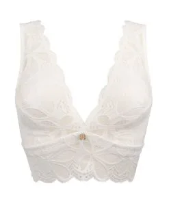 ANTIGEL DE LISE CHARMEL Soutien-gorge Bralette Sans Armatures Collection Stricto Sensuelle De Chez Antigel Par Lise Charmel Coloris écru Nacre. -SOUTIEN-GORGE Soldes Boutique Brassiere seduction bralette Antigel de Lise Charmel Stricto Sensuelle ecru nacre ivoire ELH6217 EN 10