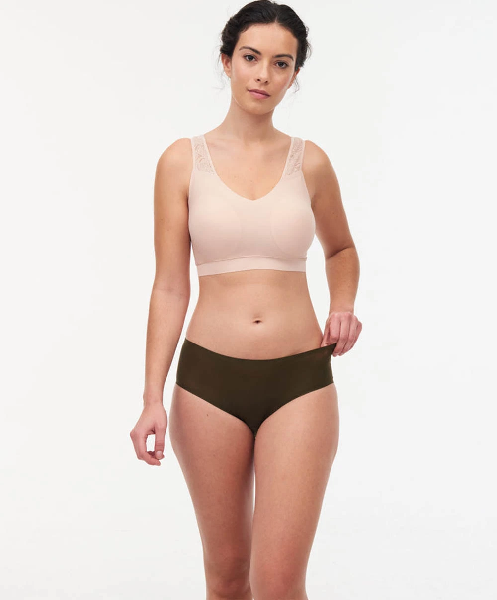 Shorty Taille Basse Kaki Invisible Collection Essentielle Soft Stretch De Chez Chantelle. 5 Shorty Taille Basse Kaki Invisible Collection Essentielle Soft Stretch De Chez Chantelle. – Image 3