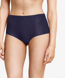 Culotte Taille Haute Bleu Saphir Invisible Collection Essentielle Soft Stretch De Chez Chantelle.  
