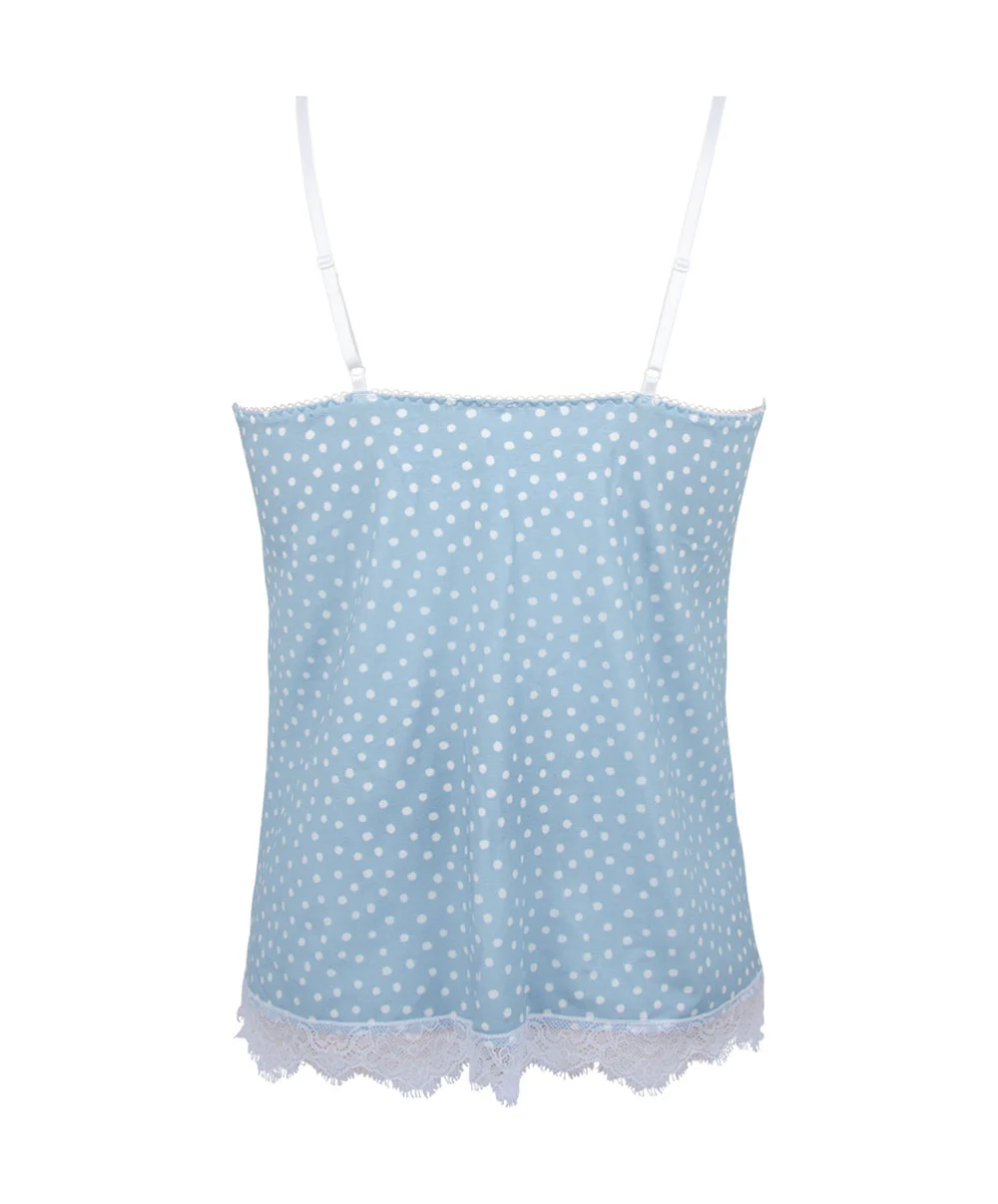 ANTIGEL DE LISE CHARMEL Caraco Collection Pois Sixties De Chez Antigel Par Lise Charmel, Coloris Bleu Sterling. 8 ANTIGEL DE LISE CHARMEL Caraco Collection Pois Sixties De Chez Antigel Par Lise Charmel, Coloris Bleu Sterling. – Image 6