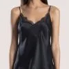 Caraco En Soie Aubade Collection Nightwear De Luxe Toi Mon Amour (ex. Soie D'Amour) Coloris Noir.