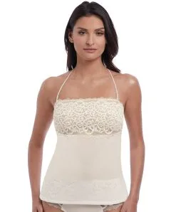 Caraco De La Collection Lace Essentiel De Chez Wacoal. 12 Caraco De La Collection Lace Essentiel De Chez Wacoal. -SOUTIEN-GORGE Soldes Boutique Caraco lace essentiel Wacoal creme poudre WE136009 CRR 2