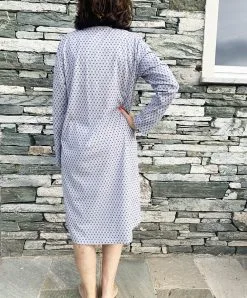 Chemise De Nuit Canat Modèle Anna 06. -SOUTIEN-GORGE Soldes Boutique Chemise de nuit Canat anna06 silver 2