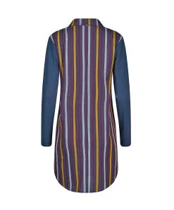 Chemise De Nuit De La Collection Every Night In Skiny De Chez Skiny Bodywear.  -SOUTIEN-GORGE Soldes Boutique Chemise de nuit Every night in Skiny Skiny bleu fonce S 080564 S063 11