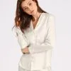 Chemisier En Soie Aubade Collection Toi Mon Amour Coloris Nacre.