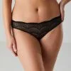 Simone Perele Culotte En Dentelle Dos Opaque Simone Pérèle Collection De Lingerie Permanente Karma Coloris Noir.
