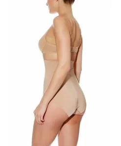 Culotte Haute Forme Emboîtante Gainante Beauty Secret De Chez Wacoal Coloris Peau -SOUTIEN-GORGE Soldes Boutique Culotte gainante taille haute Wacoal Beauty Secret skin peau WEGRA231 SKN 4