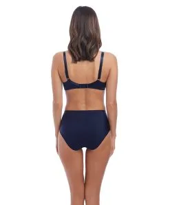 Culotte Galbante Wacoal Eglantine Coloris Ink/bleu Marine. 11 Culotte Galbante Wacoal Eglantine Coloris Ink/bleu Marine. -SOUTIEN-GORGE Soldes Boutique Culotte galbante Wacoal Eglantine navy blue Ink WEPFA862 INK ensemble dos