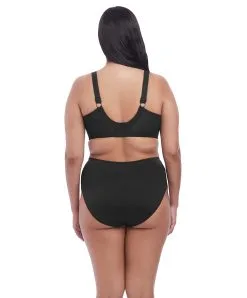 Culotte Grande Taille échancrée De La Collection De Lingerie Permanente Meredith Par Elomi. 12 Culotte Grande Taille échancrée De La Collection De Lingerie Permanente Meredith Par Elomi. -SOUTIEN-GORGE Soldes Boutique Culotte grande taille echancree Elomi Meredith noir Noir EL4445 BLK ensemble dos