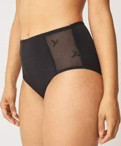 Culotte Haute Chantelle Lingerie De La Collection Every Curve Coloris Noir. -SOUTIEN-GORGE Soldes Boutique Culotte haute Chantelle every curve noir C16B80 011 1