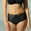 Simone Perele Culotte Caresse De Simone Pérèle Coloris Noir -SOUTIEN-GORGE Soldes Boutique Culotte haute Simone Perele Caresse noir 12A770 015 101