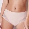 Simone Perele Culotte Taille Haute Simone Pérèle De La Collection De Lingerie Permanente Délice Coloris Poudre. -SOUTIEN-GORGE Soldes Boutique Culotte haute Simone Perele Delice poudre rose pastel 12X770 383 1