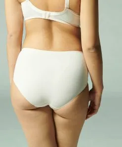 Simone Perele Culotte Taille Haute Simone Pérèle De La Collection De Lingerie Permanente Délice Coloris Poudre. -SOUTIEN-GORGE Soldes Boutique Culotte haute Simone Perele Delice poudre rose pastel 12X770 383 11