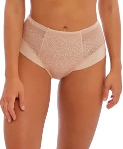 Culotte Haute Dos Opaque Collection Envisage De Chez Fantasie Par La Maison De Lingerie Wacoal, Coloris Natural Beige.