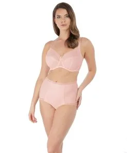 Culotte Haute Dos Opaque Collection Fusion Coloris Blush (=rose Poudré) De Chez Fantasie Par La Maison De Lingerie Wacoal. -SOUTIEN-GORGE Soldes Boutique Culotte haute dos opaque Fantasie Fusion blush rose poudre FL3098 BLH 4