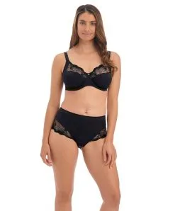 Culotte Haute Dos Opaque Collection Jocelyn De Chez Fantasie Par La Maison De Lingerie Wacoal. -SOUTIEN-GORGE Soldes Boutique Culotte haute dos opaque Fantasie Jocelyn black noir FL100551 BLK 3