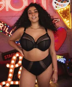 Culotte Haute Grande Taille De La Collection Matilda Par Elomi. 9 Culotte Haute Grande Taille De La Collection Matilda Par Elomi. -SOUTIEN-GORGE Soldes Boutique Culotte haute grande taille Elomi Matilda black star EL8906 BKS 1