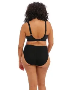 Culotte Haute Grande Taille De La Collection Namrah De Chez Elomi Par Wacoal. -SOUTIEN-GORGE Soldes Boutique Culotte haute grande taille Elomi Namrah Noir EL301353 BLK 2