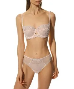 Slip Italien "Séduction" De La Nouvelle Ligne De Lingerie Sexy Rose De Venise Par Lise Charmel. -SOUTIEN-GORGE Soldes Boutique Culotte italienne Seduction Lise Charmel Rose de Venise desir venise rose poudre ACH0721 DV 105