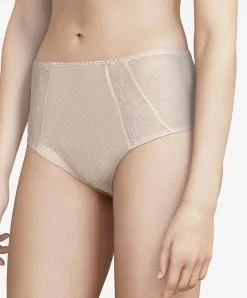 Culotte Maintien Taille Haute Chair Chantelle Tiré De La Collection Quotidienne Instants. 