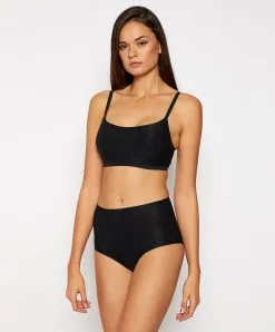 Culotte Taille Haute Noire Invisible Collection Essentielle Soft Stretch De Chez Chantelle.   -SOUTIEN-GORGE Soldes Boutique Culotte taille haute Chantelle soft stretch noir C26470 011 12