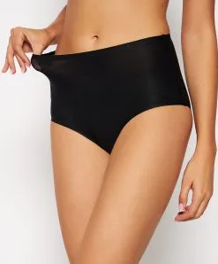 Culotte Taille Haute Noire Invisible Collection Essentielle Soft Stretch De Chez Chantelle.   -SOUTIEN-GORGE Soldes Boutique Culotte taille haute Chantelle soft stretch noir C26470 011 13