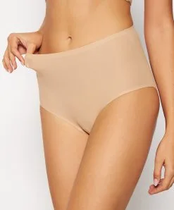 Culotte Taille Haute Chair Invisible Collection Essentielle Soft Stretch De Chez Chantelle.   -SOUTIEN-GORGE Soldes Boutique Culotte taille haute Chantelle soft stretch nude chair C26470 0WU 12