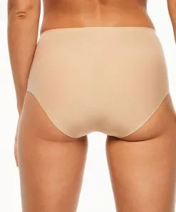Culotte Taille Haute Chair Invisible Collection Essentielle Soft Stretch De Chez Chantelle.   -SOUTIEN-GORGE Soldes Boutique Culotte taille haute Chantelle soft stretch nude chair C26470 0WU 2