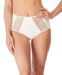 Culotte Taille Haute Collection De Lingerie Quotidienne Lisse Coloris Blanc Par Wacoal.
