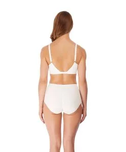 Culotte Taille Haute Collection De Lingerie Quotidienne Lisse Coloris Blanc Par Wacoal.  -SOUTIEN-GORGE Soldes Boutique Culotte taille haute coton Wacoal Lisse white blanc WE145008 WHE 4