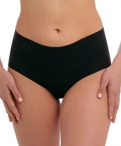 Culotte Taille Haute Invisible Collection De Lingerie Quotidienne Accord Coloris Noir Par Wacoal.