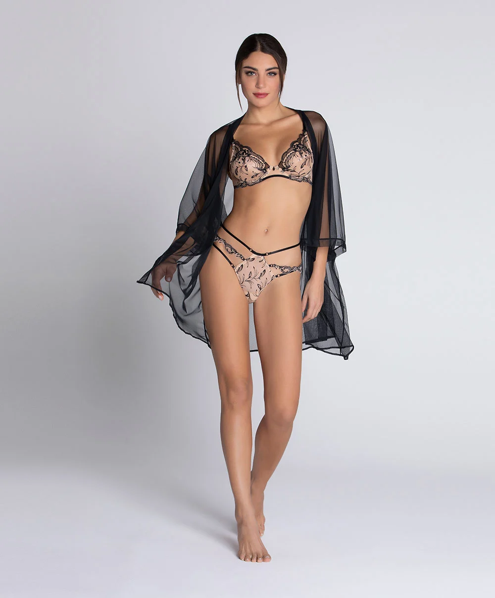 Déshabillé Sexy Transparent Lise Charmel De La Collection Lingerie De Charme Follement Sexy En Coloris Nude Sexy. 12 Déshabillé Sexy Transparent Lise Charmel De La Collection Lingerie De Charme Follement Sexy En Coloris Nude Sexy. – Image 10