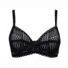 ANTIGEL DE LISE CHARMEL Soutien-gorge Noir Couvrant à Armatures Collection Tressage Graphique De Antigel Par Lise Charmel.
