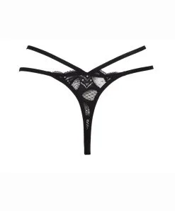 ANTIGEL DE LISE CHARMEL String Sexy Collection Stricto Sensuelle De Chez Antigel Par Lise Charmel. -SOUTIEN-GORGE Soldes Boutique ECH0517 NOIR 1
