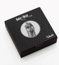 Ensemble Sexy Retro De La Collection Lingerie érotique Boites à Désir Par Aubade.   -SOUTIEN-GORGE Soldes Boutique Ensemble sexy retro Boite a Desir Aubade Noir P080G 505
